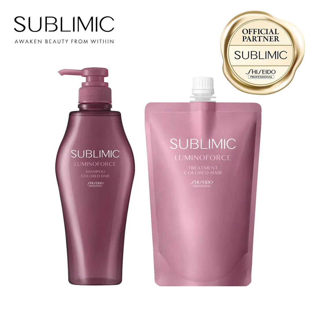 【セット】サブリミック ルミノフォース シャンプー・トリートメント｜SUBLIMIC