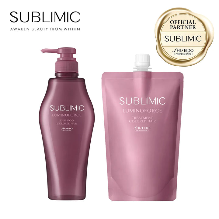 【セット】サブリミック ルミノフォース シャンプー・トリートメント｜SUBLIMIC